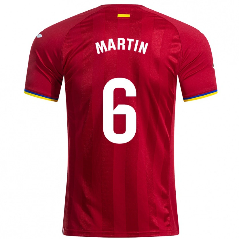 Danxen Kid Mario Martín #6 Red Yellow Blue Away Jersey 2025/26 T-Shirt