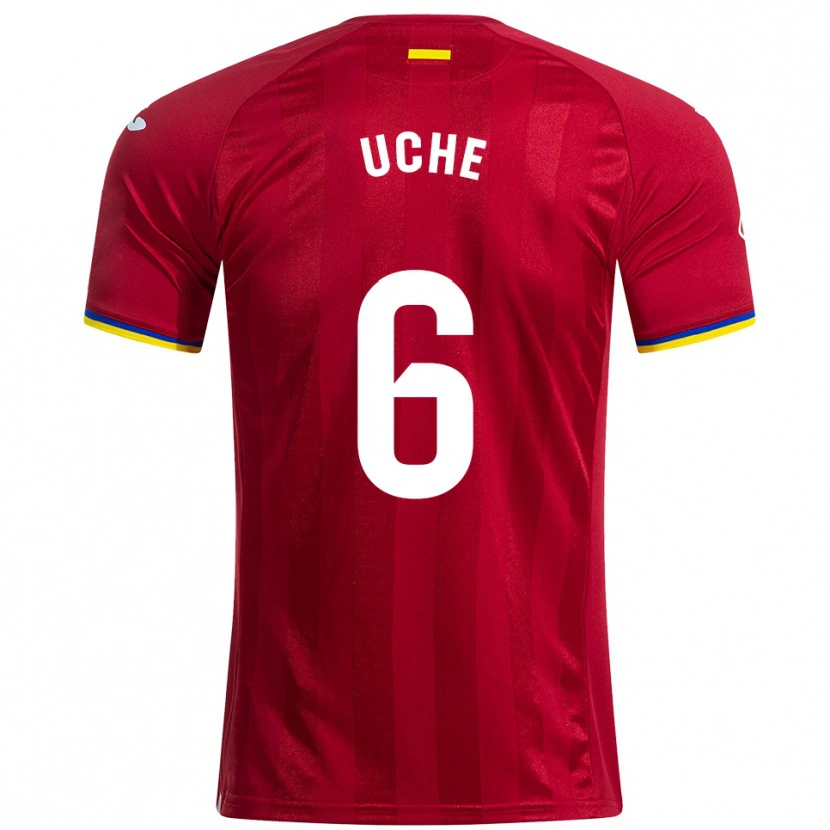 Danxen Kid Christantus Uche #6 Red Yellow Blue Away Jersey 2025/26 T-Shirt