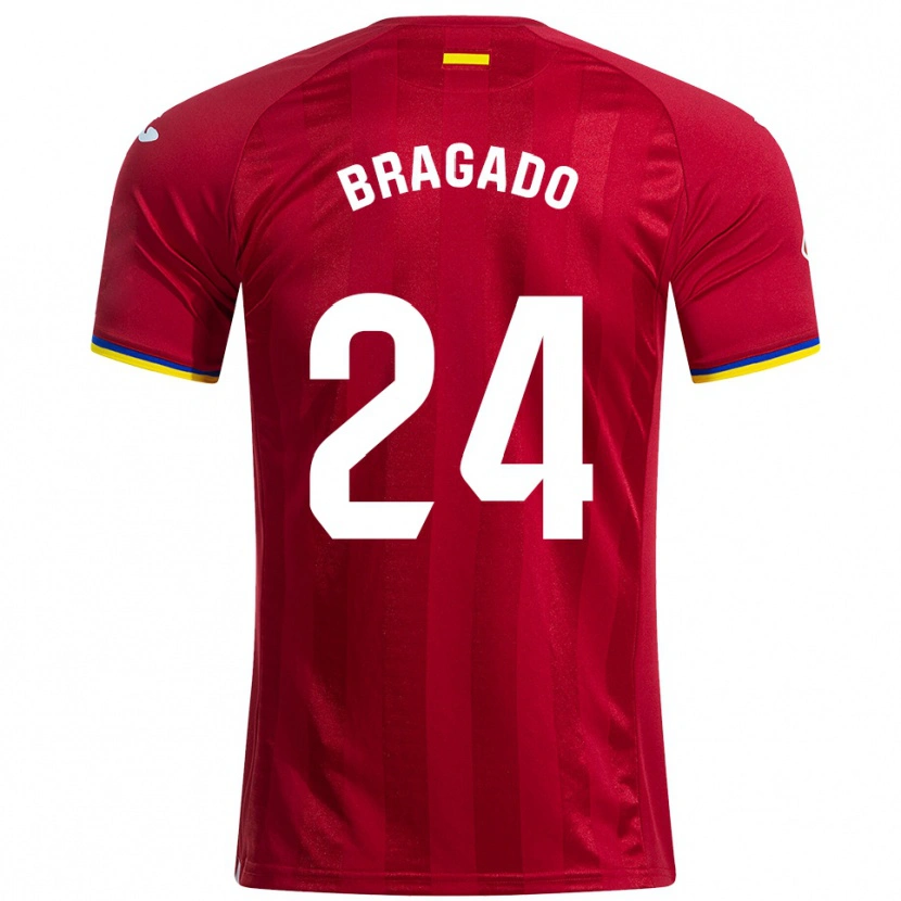Danxen Kid Alonso Bragado #24 Red Yellow Blue Away Jersey 2025/26 T-Shirt