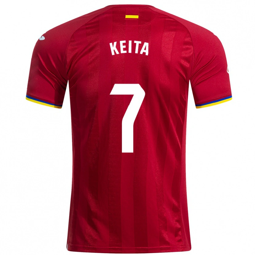 Danxen Kid Abdoulaye Keita #7 Red Yellow Blue Away Jersey 2025/26 T-Shirt