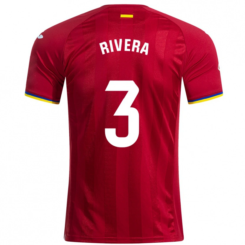 Danxen Kid Gorka Rivera #3 Red Yellow Blue Away Jersey 2025/26 T-Shirt