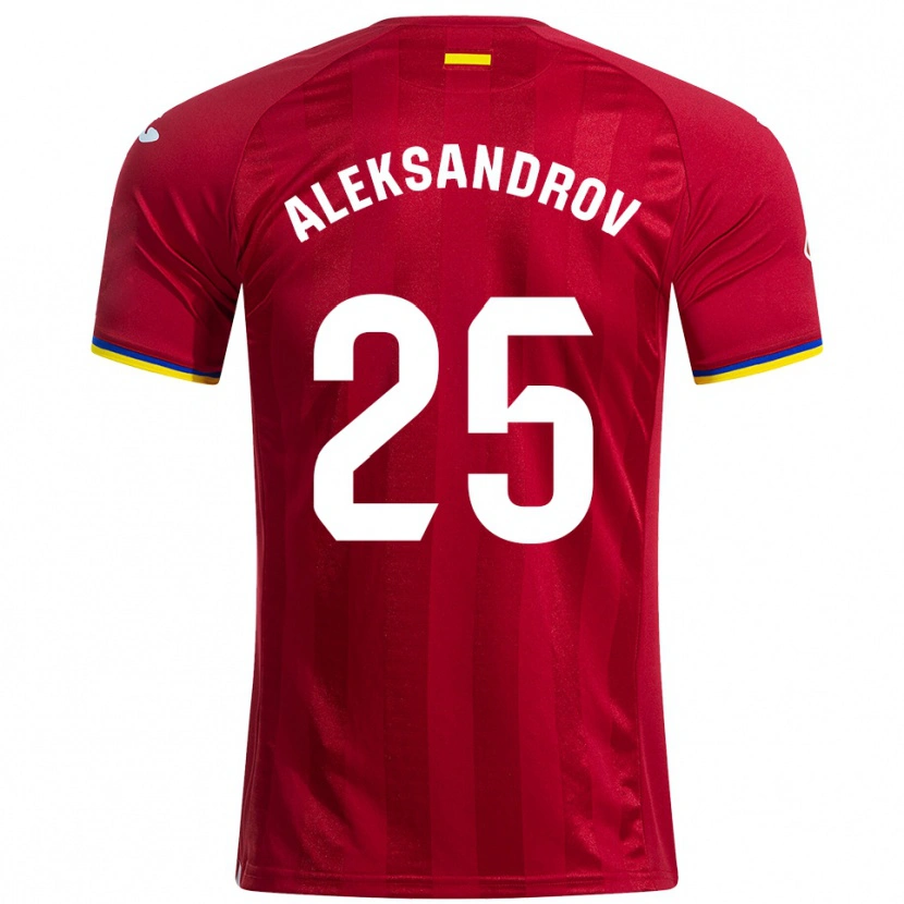 Danxen Kid Mykyta Aleksandrov #25 Red Yellow Blue Away Jersey 2025/26 T-Shirt