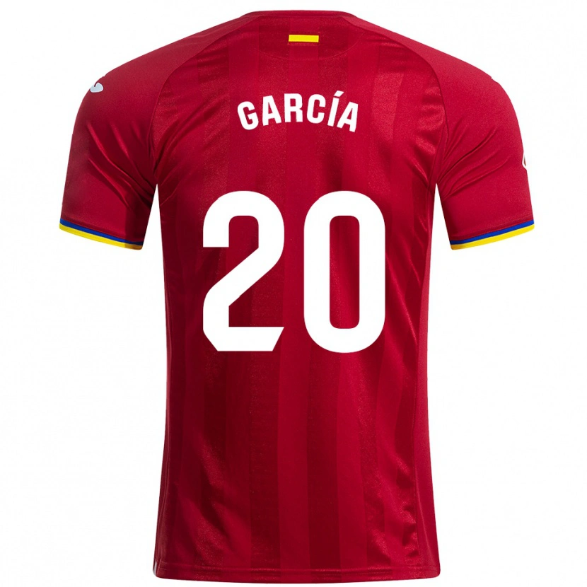 Danxen Kid Álex García #20 Red Yellow Blue Away Jersey 2025/26 T-Shirt