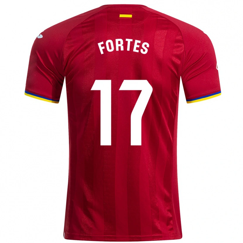 Danxen Kid Joel Fortes #17 Red Yellow Blue Away Jersey 2025/26 T-Shirt