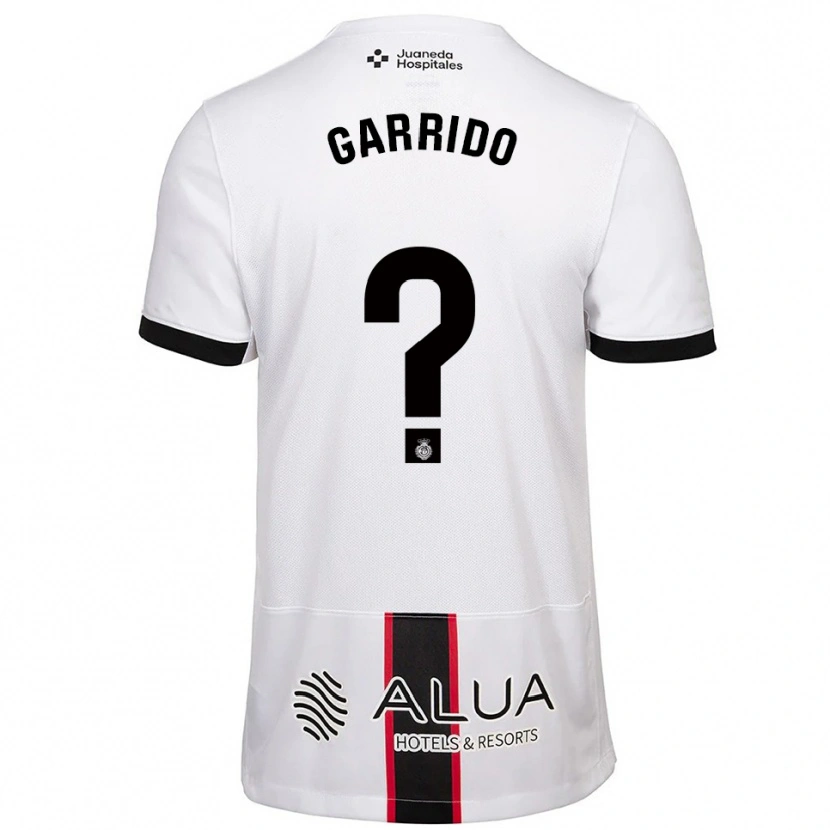 Danxen Kid Adrián Garrido #0 White Black Away Jersey 2025/26 T-Shirt