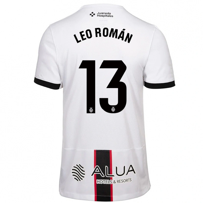 Danxen Kid Leo Román #13 White Black Away Jersey 2025/26 T-Shirt