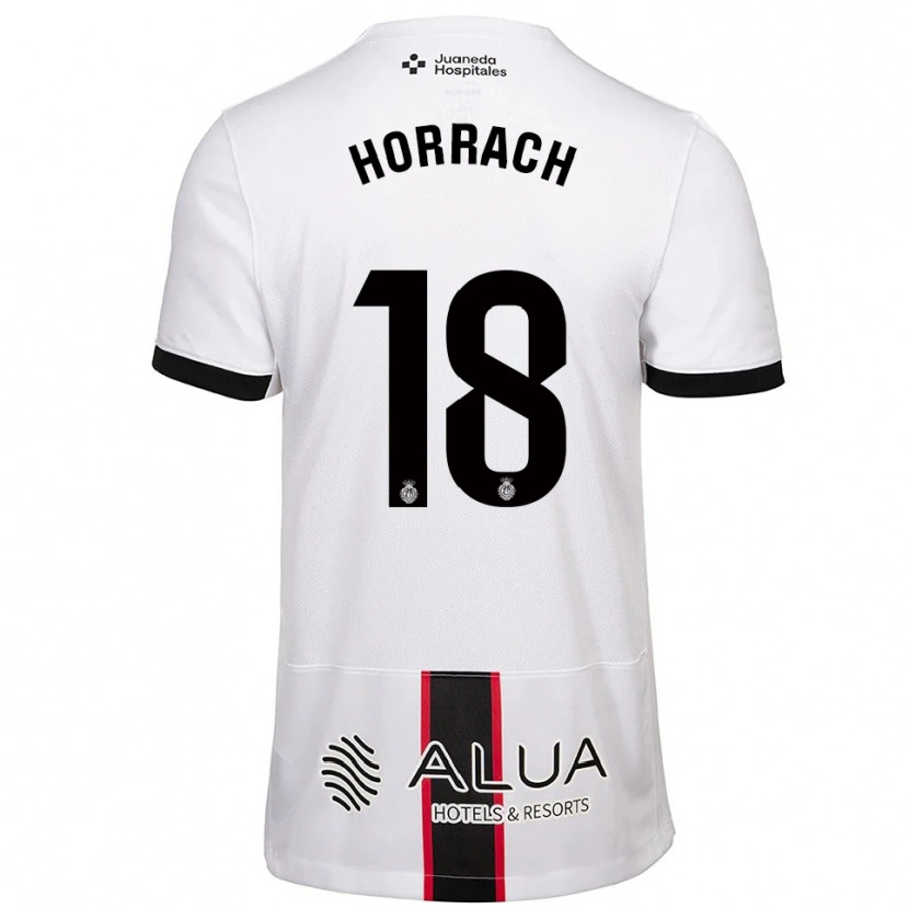Danxen Kid Barto Horrach #18 White Black Away Jersey 2025/26 T-Shirt