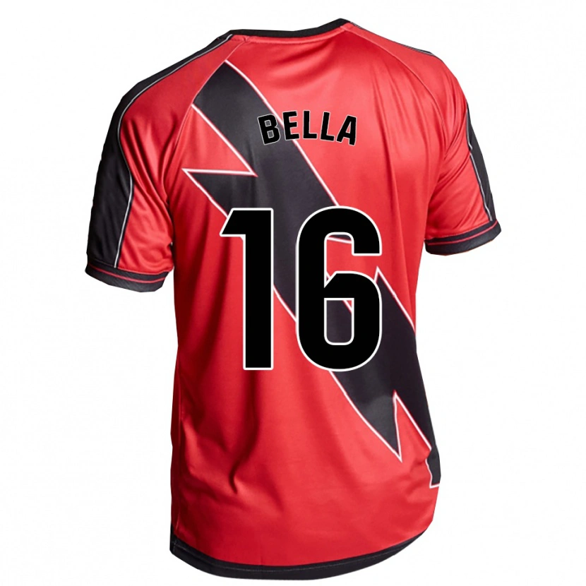 Danxen Kid Brunda Bella #16 Red Black Away Jersey 2025/26 T-Shirt