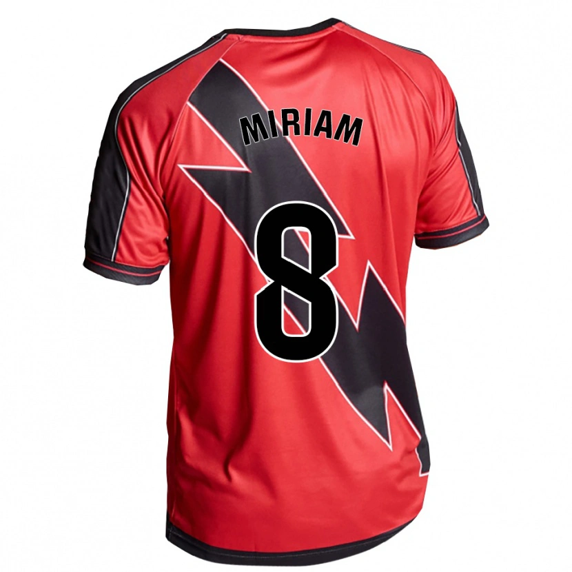 Danxen Kid Miriam Valladolid Sanchez #8 Red Black Away Jersey 2025/26 T-Shirt