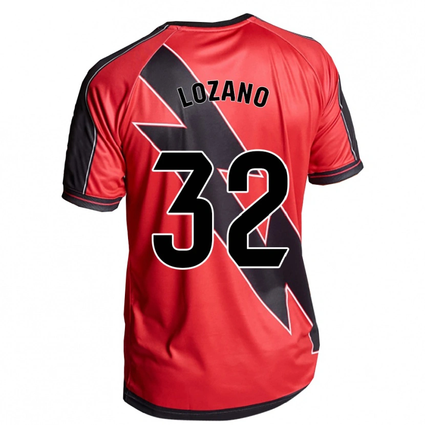 Danxen Kid Sergio Lozano #32 Red Black Away Jersey 2025/26 T-Shirt