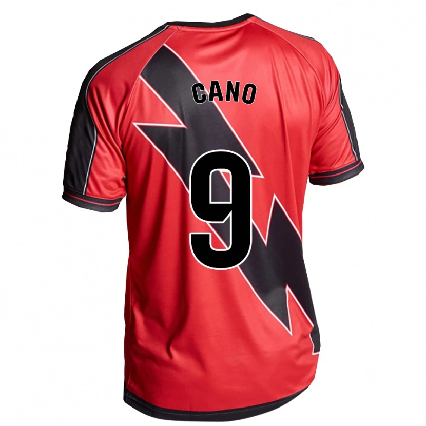 Danxen Kid Joselu Cano #9 Red Black Away Jersey 2025/26 T-Shirt