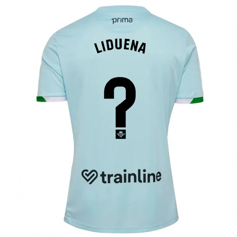 Danxen Kid Rubén Lidueña #0 Sky Blue Green Away Jersey 2025/26 T-Shirt