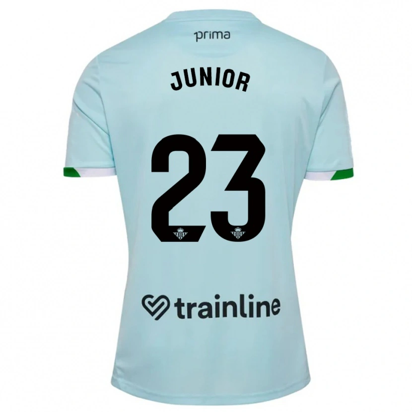 Danxen Kid Junior Firpo #23 Sky Blue Green Away Jersey 2025/26 T-Shirt