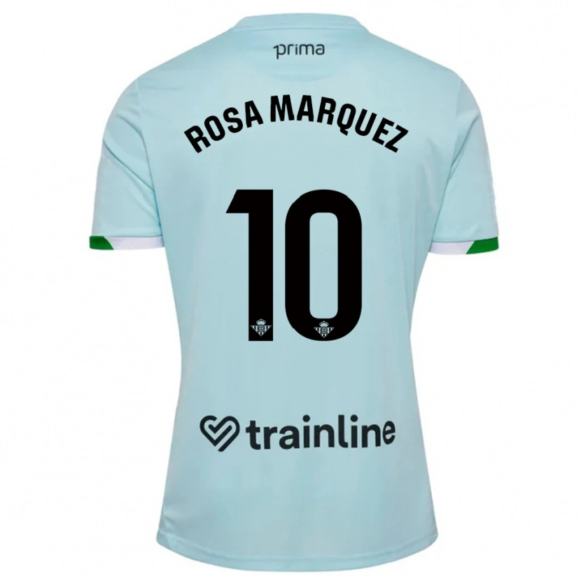 Danxen Kid Rosa Márquez Baena #10 Sky Blue Green Away Jersey 2025/26 T-Shirt