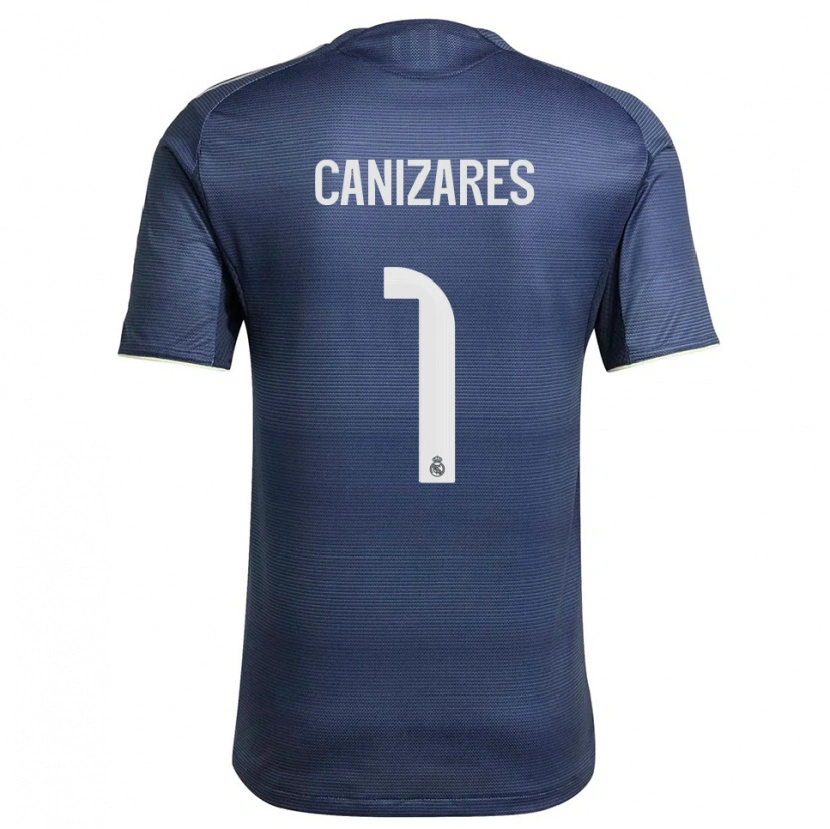 Danxen Kid Lucas Canizares #1 Navy Silver Away Jersey 2025/26 T-Shirt
