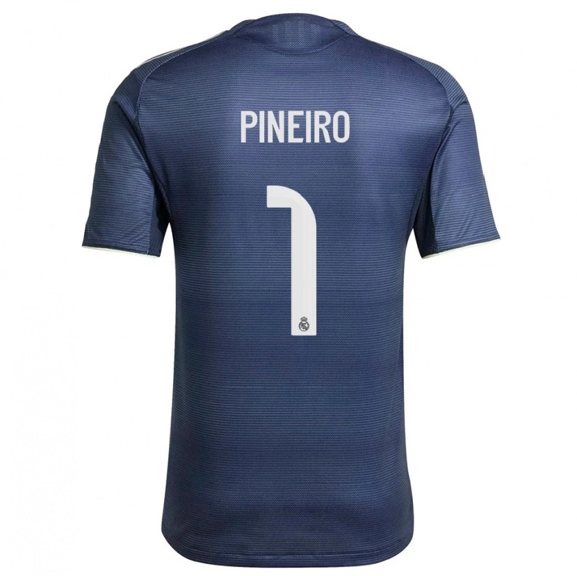 Danxen Kid Diego Pineiro #1 Navy Silver Away Jersey 2025/26 T-Shirt