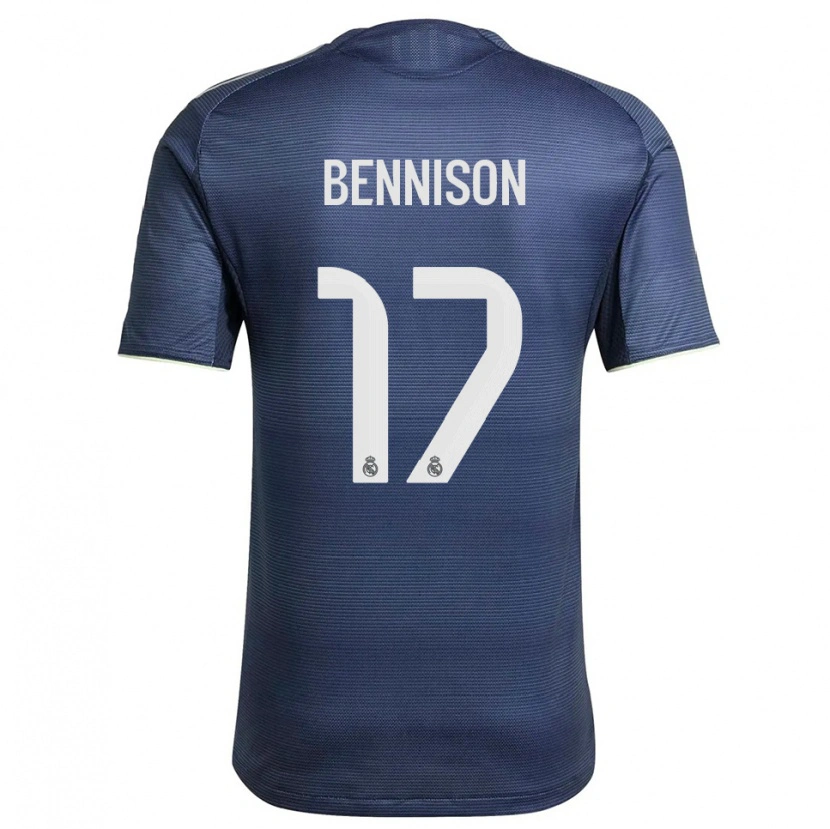 Danxen Kid Hanna Bennison #17 Navy Silver Away Jersey 2025/26 T-Shirt