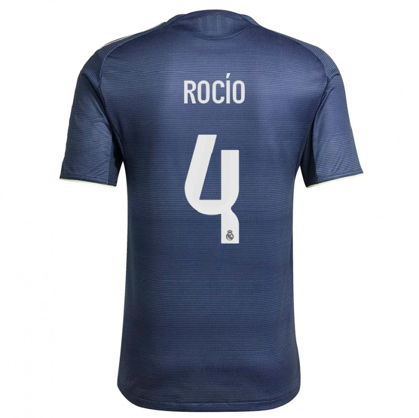 Danxen Kid Rocío Gálvez #4 Navy Silver Away Jersey 2025/26 T-Shirt