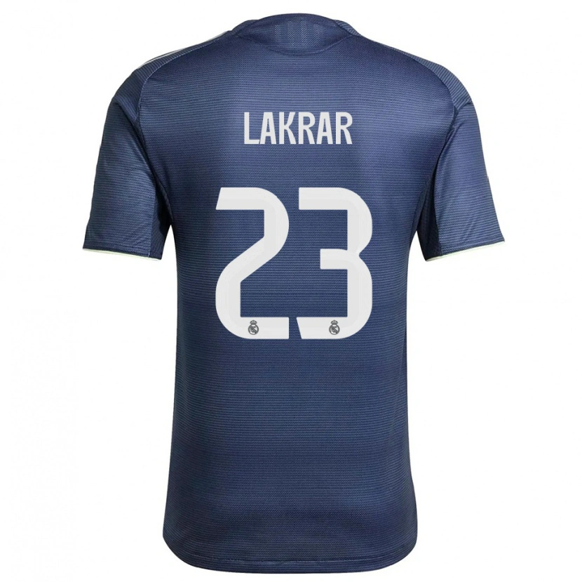 Danxen Kid Maëlle Lakrar #23 Navy Silver Away Jersey 2025/26 T-Shirt