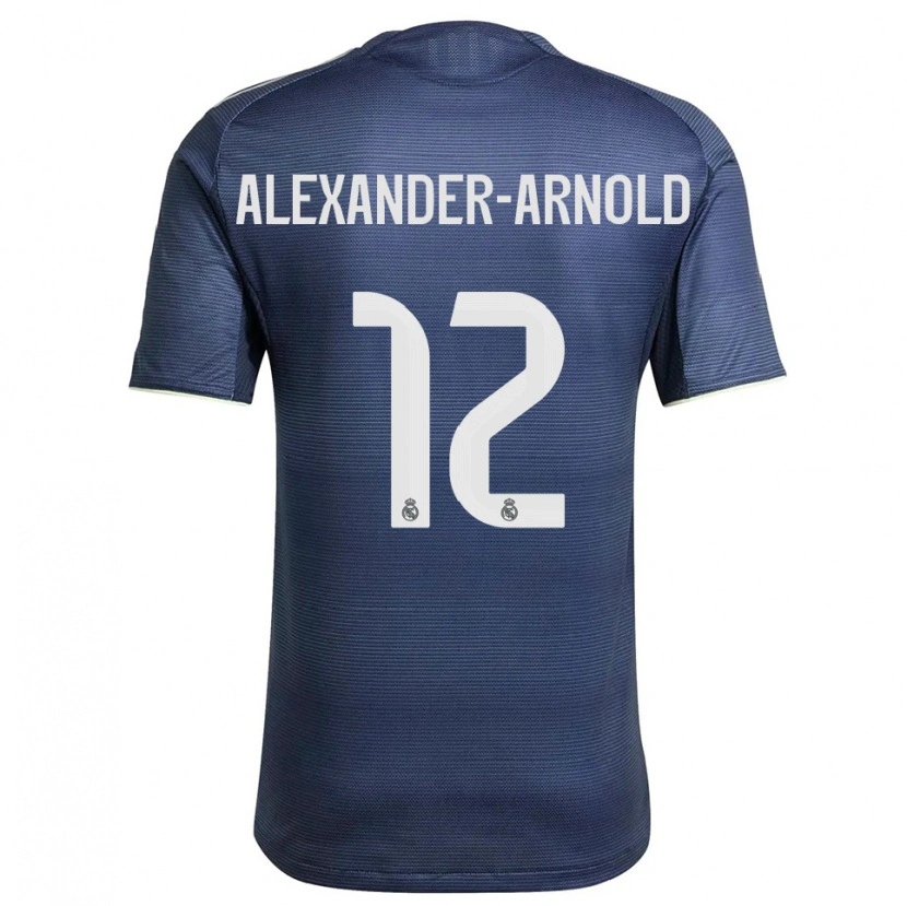 Danxen Kid Trent Alexander-Arnold #12 Navy Silver Away Jersey 2025/26 T-Shirt