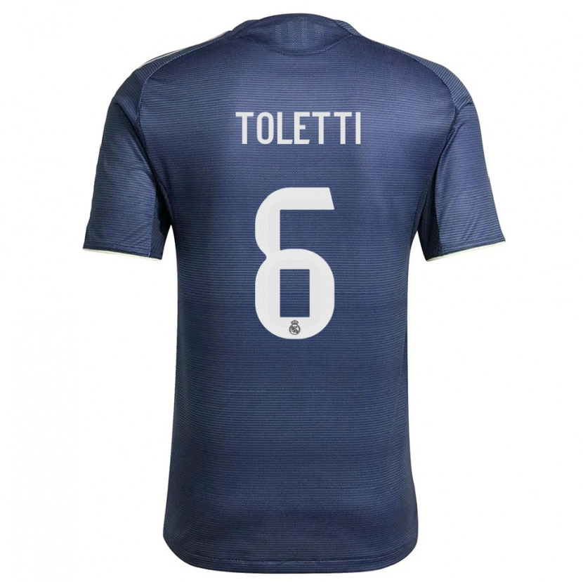 Danxen Kid Sandie Toletti #6 Navy Silver Away Jersey 2025/26 T-Shirt