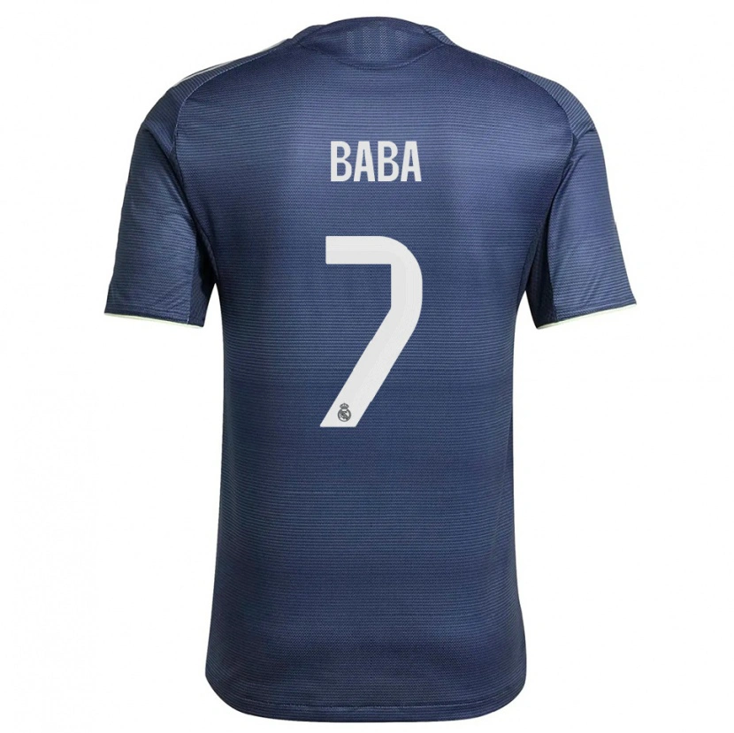 Danxen Kid Baba Diocou #7 Navy Silver Away Jersey 2025/26 T-Shirt