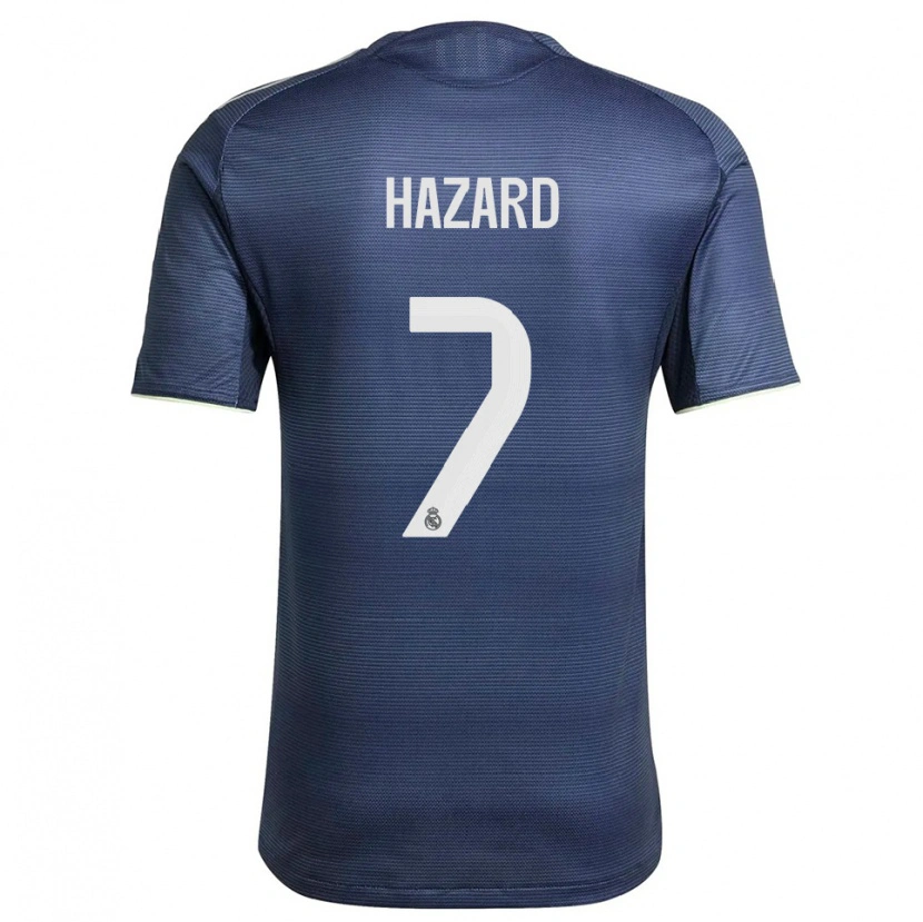 Danxen Kid Eden Hazard #7 Navy Silver Away Jersey 2025/26 T-Shirt