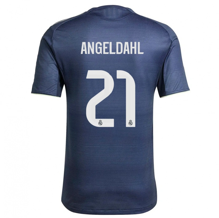 Danxen Kid Filippa Angeldahl #21 Navy Silver Away Jersey 2025/26 T-Shirt