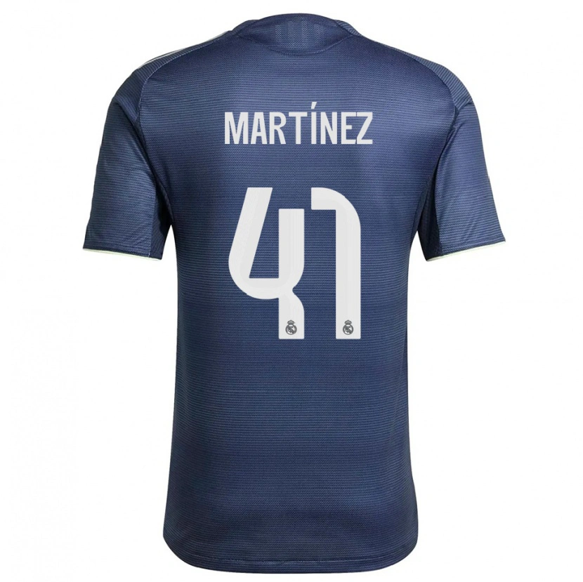 Danxen Kid Joan Martínez #41 Navy Silver Away Jersey 2025/26 T-Shirt