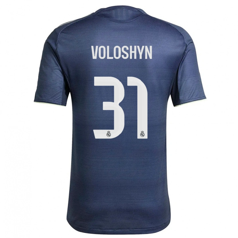 Danxen Kid Ilya Voloshyn #31 Navy Silver Away Jersey 2025/26 T-Shirt