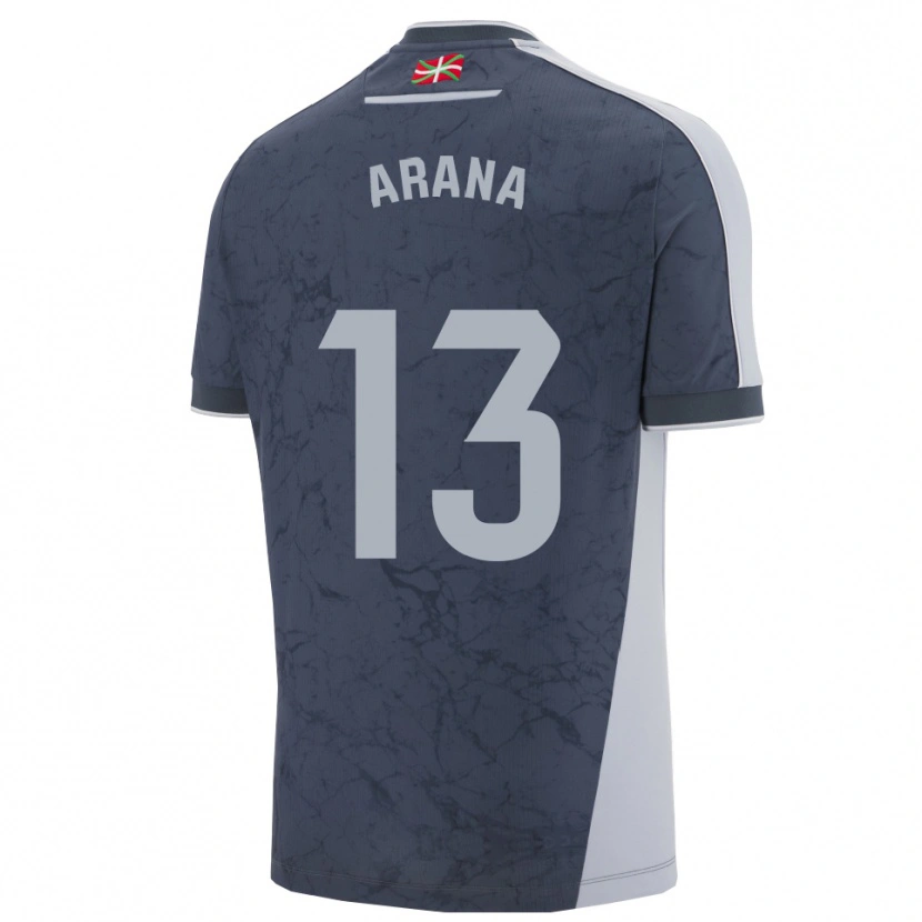 Danxen Kid Egoitz Arana #13 Dark Blue White Away Jersey 2025/26 T-Shirt