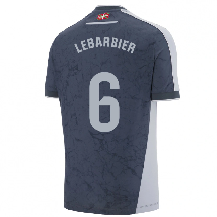 Danxen Kid Alex Lebarbier #6 Dark Blue White Away Jersey 2025/26 T-Shirt