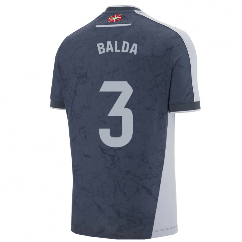 Danxen Kid Jon Balda #3 Dark Blue White Away Jersey 2025/26 T-Shirt