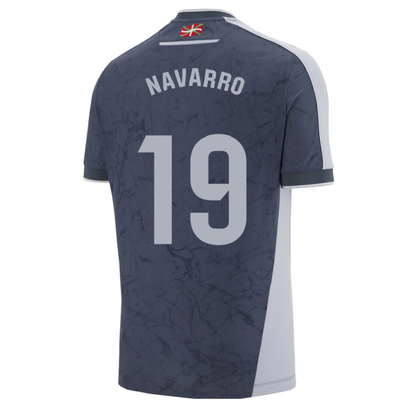 Danxen Kid Lorena Navarro #19 Dark Blue White Away Jersey 2025/26 T-Shirt