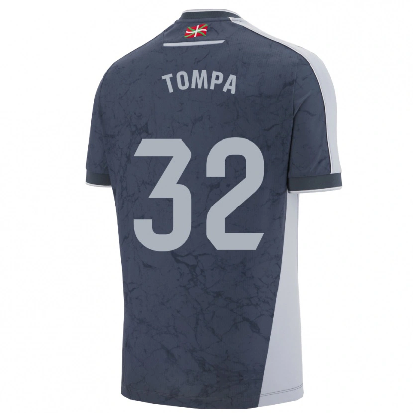 Danxen Kid Ákos Tompa #32 Dark Blue White Away Jersey 2025/26 T-Shirt