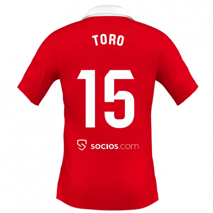 Danxen Kid Juanan Toro #15 Red White Grey Away Jersey 2025/26 T-Shirt