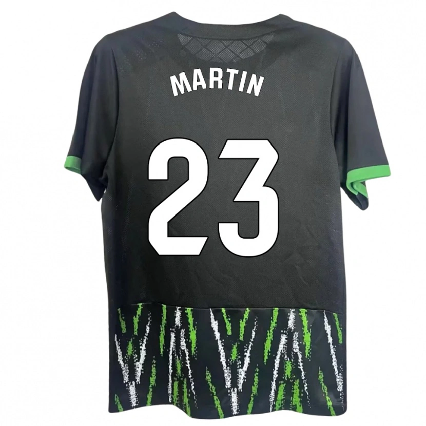 Danxen Kid Carlos Martin #23 Black Green Away Jersey 2025/26 T-Shirt