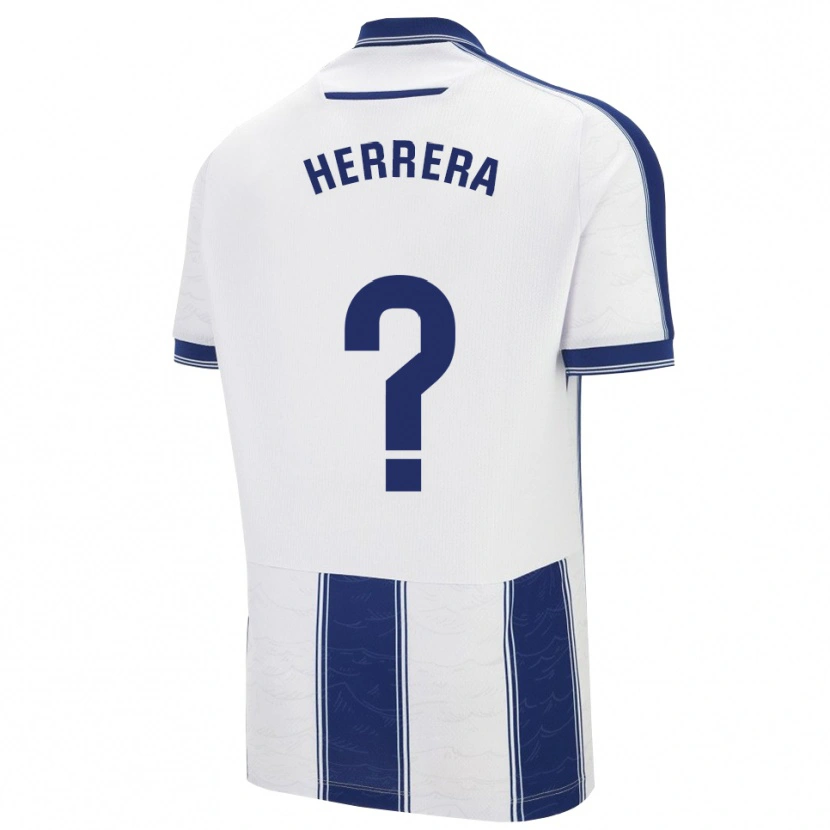 Danxen Kid Asier Herrera #0 Navy White Away Jersey 2025/26 T-Shirt