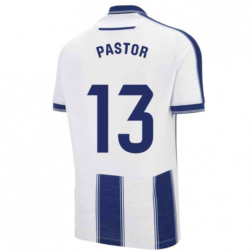 Danxen Kid Alfonso Pastor #13 Navy White Away Jersey 2025/26 T-Shirt