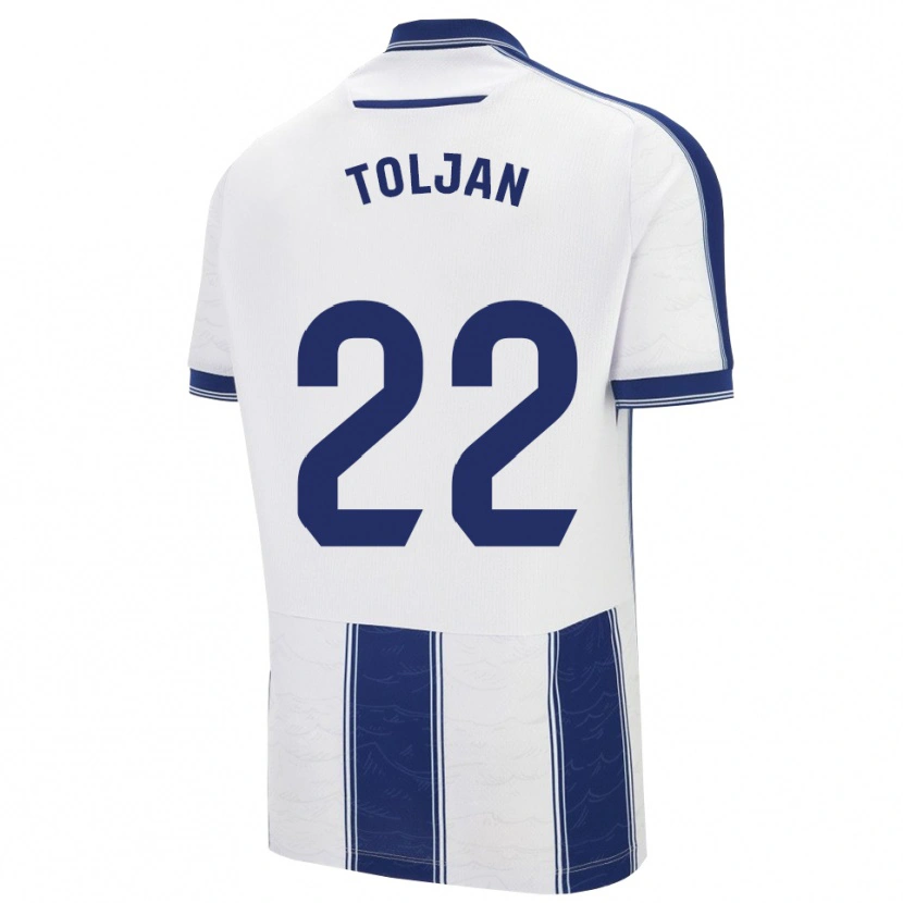 Danxen Kid Jeremy Toljan #22 Navy White Away Jersey 2025/26 T-Shirt
