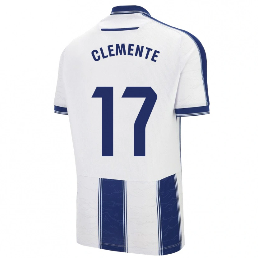 Danxen Kid Óscar Clemente #17 Navy White Away Jersey 2025/26 T-Shirt