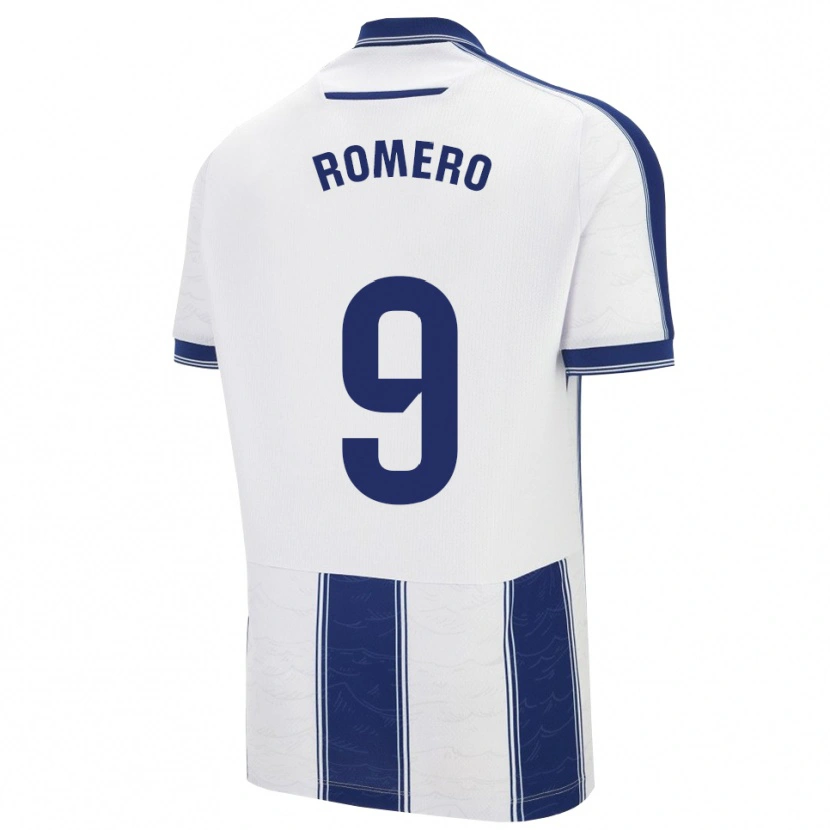 Danxen Kid Iván Romero #9 Navy White Away Jersey 2025/26 T-Shirt