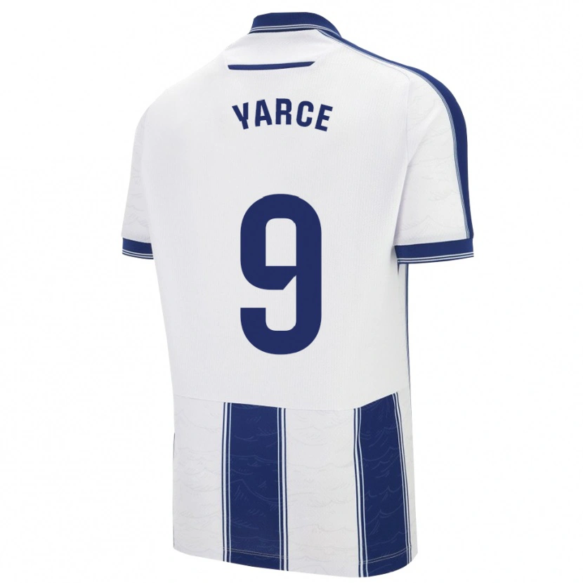 Danxen Kid Brandon Yarce #9 Navy White Away Jersey 2025/26 T-Shirt