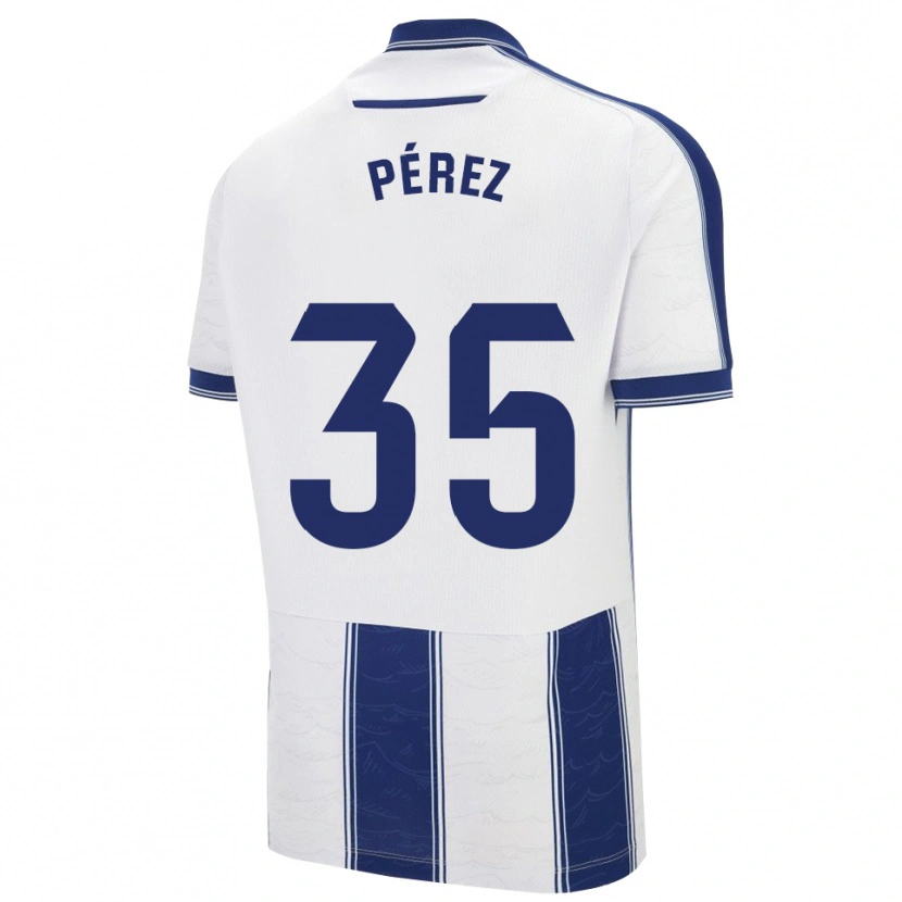 Danxen Kid Nacho Pérez #35 Navy White Away Jersey 2025/26 T-Shirt