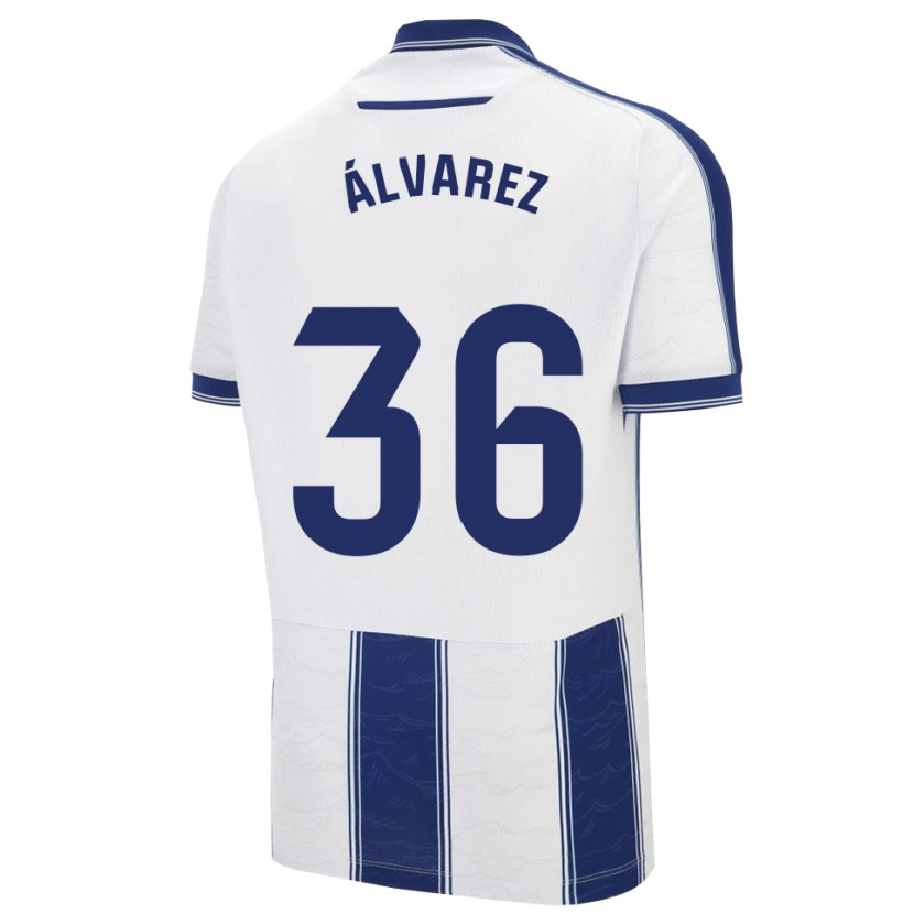 Danxen Kid Anna Álvarez #36 Navy White Away Jersey 2025/26 T-Shirt