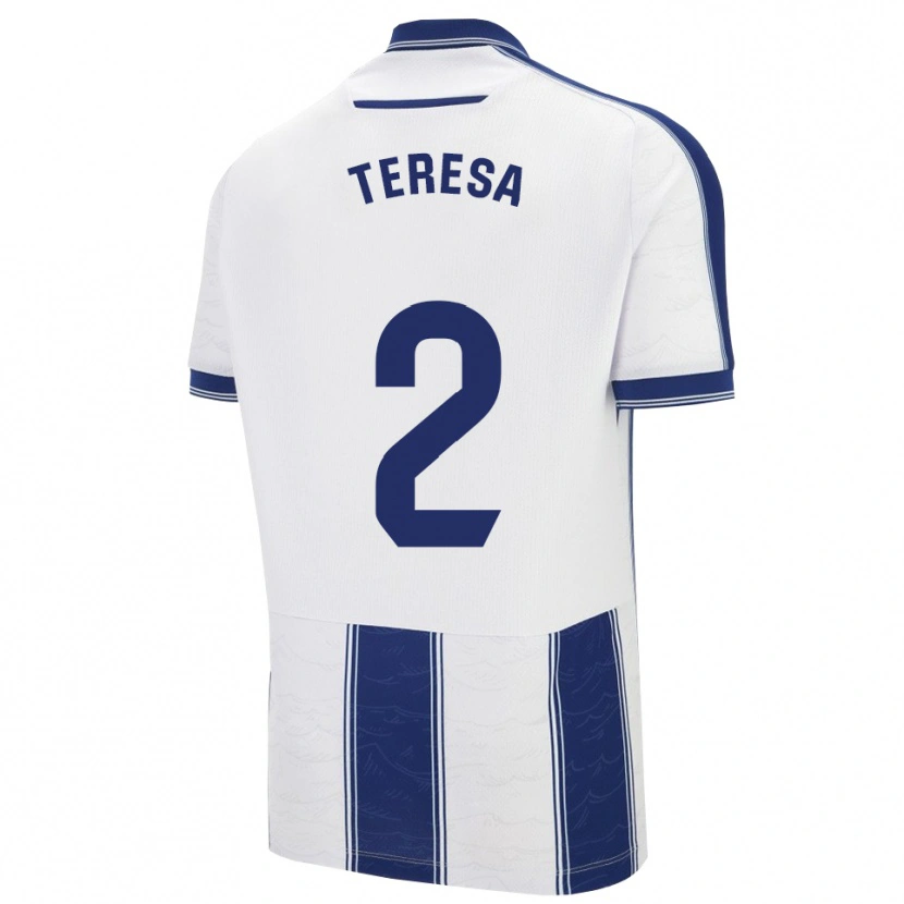 Danxen Kid Teresa Mérida #2 Navy White Away Jersey 2025/26 T-Shirt