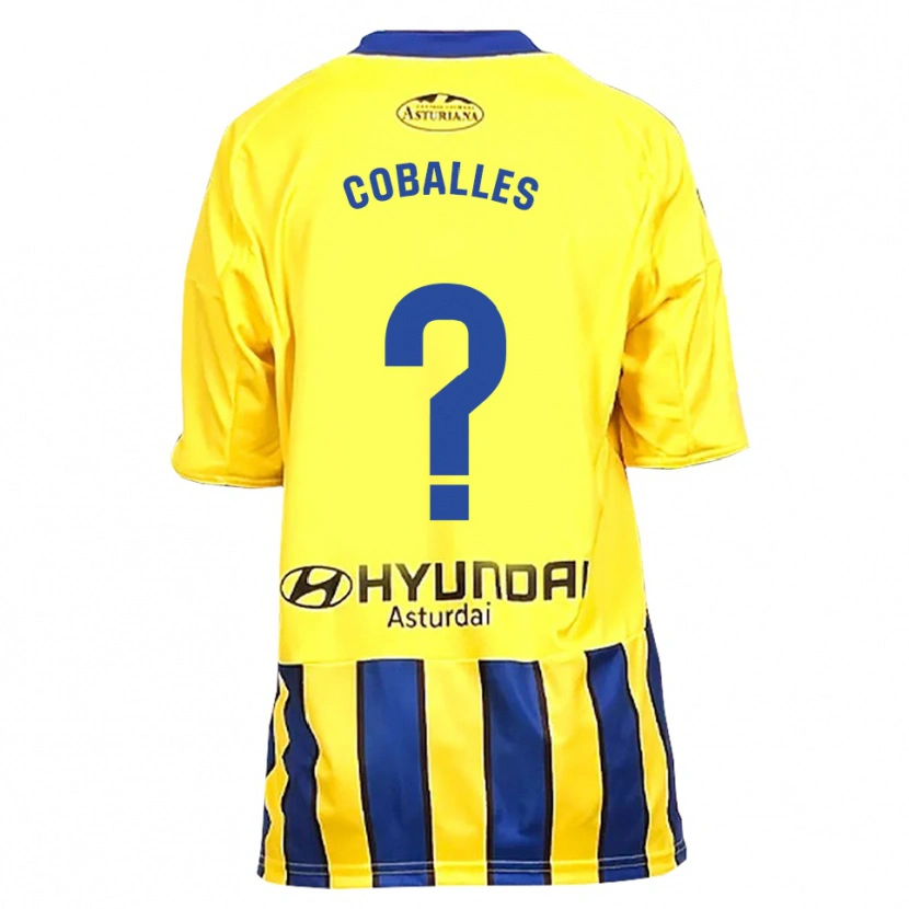Danxen Kid Jaime Coballes #0 Yellow Blue Away Jersey 2025/26 T-Shirt