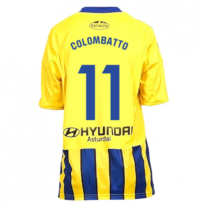 Danxen Kid Santiago Colombatto #11 Yellow Blue Away Jersey 2025/26 T-Shirt