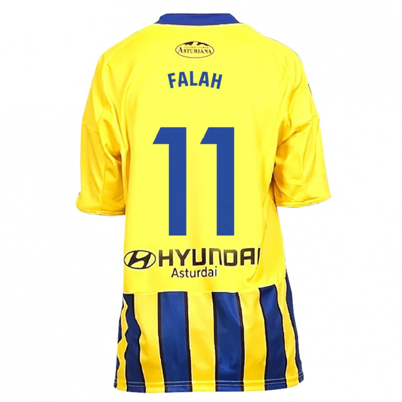 Danxen Kid Omar Falah #11 Yellow Blue Away Jersey 2025/26 T-Shirt
