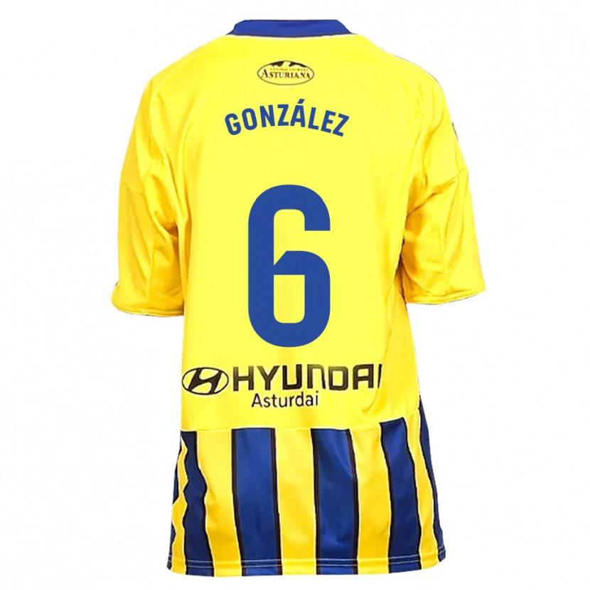 Danxen Kid Yayo González #6 Yellow Blue Away Jersey 2025/26 T-Shirt